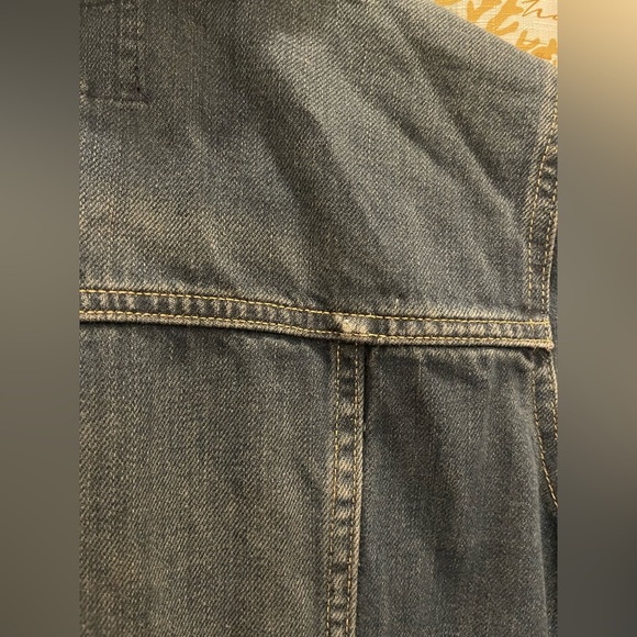 Old Navy VTG Blue Jean Denim Jacket Womens Sm Sport Old School Street Wear Y2K - Picture 11 of 14